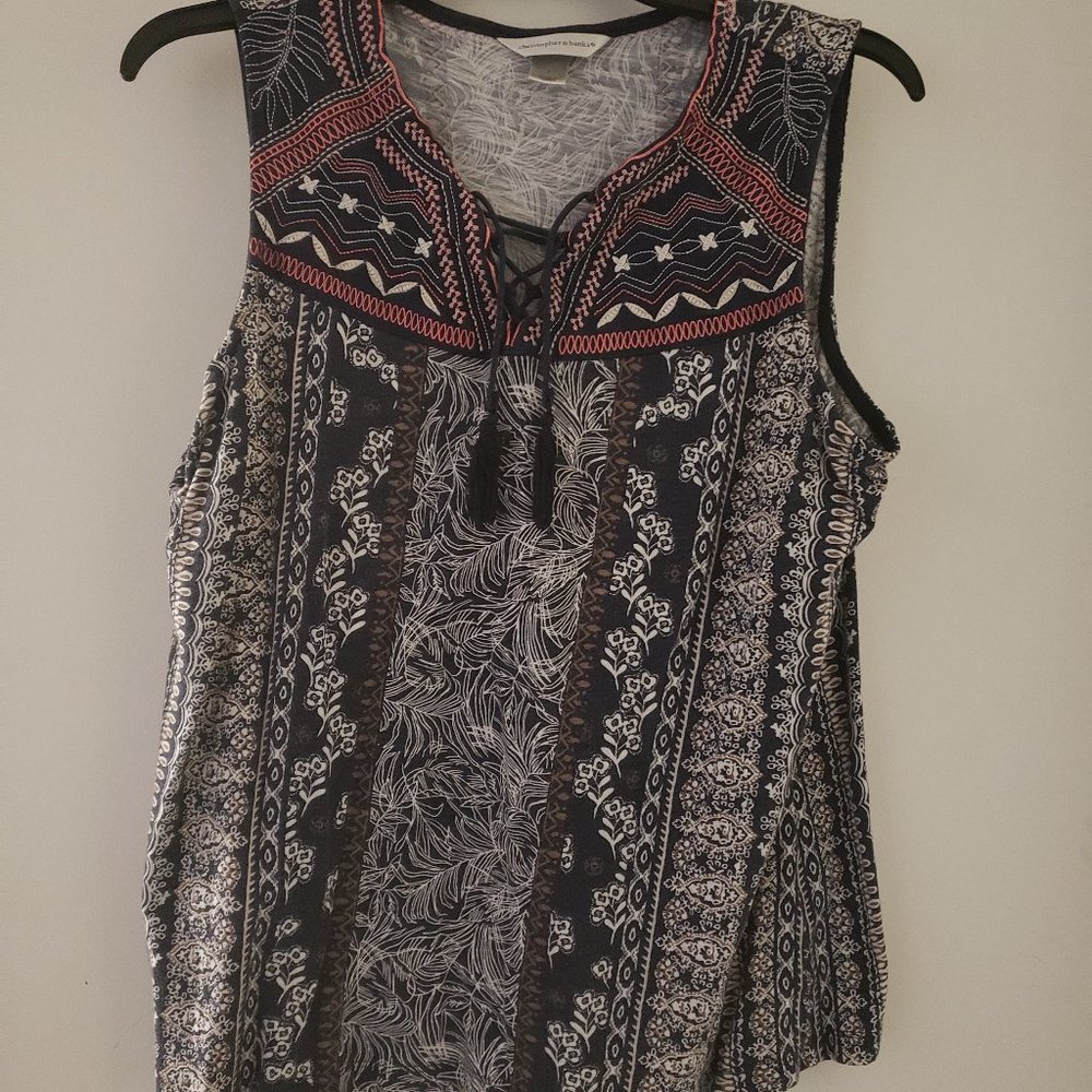Christopher & Banks sleeveless top-sz Large